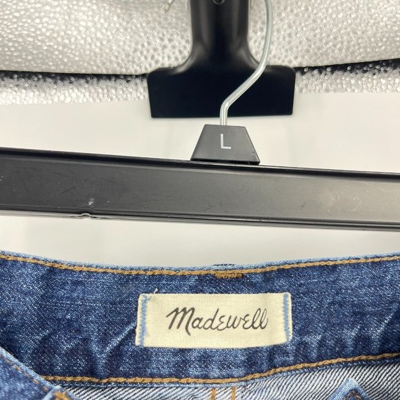 Madewell Jeans Blue Perfect Vintage Metallic Tuxedo Stripe Edition Denim Size 27 - Picture 4 of 8